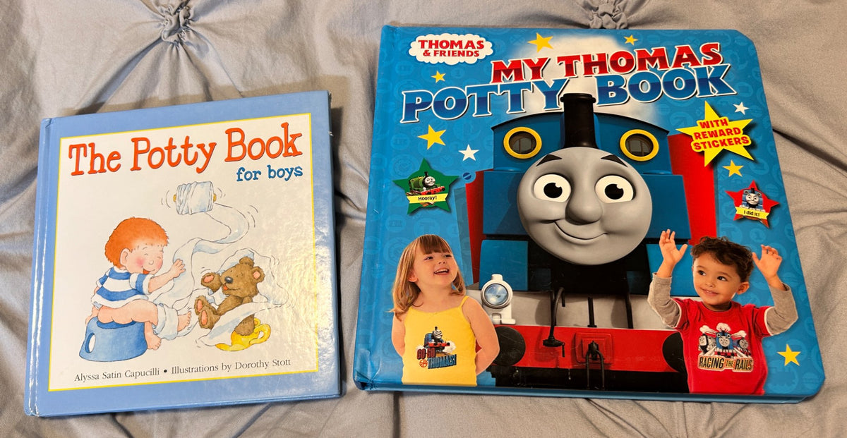 Bundle of 2 potty toilet training books