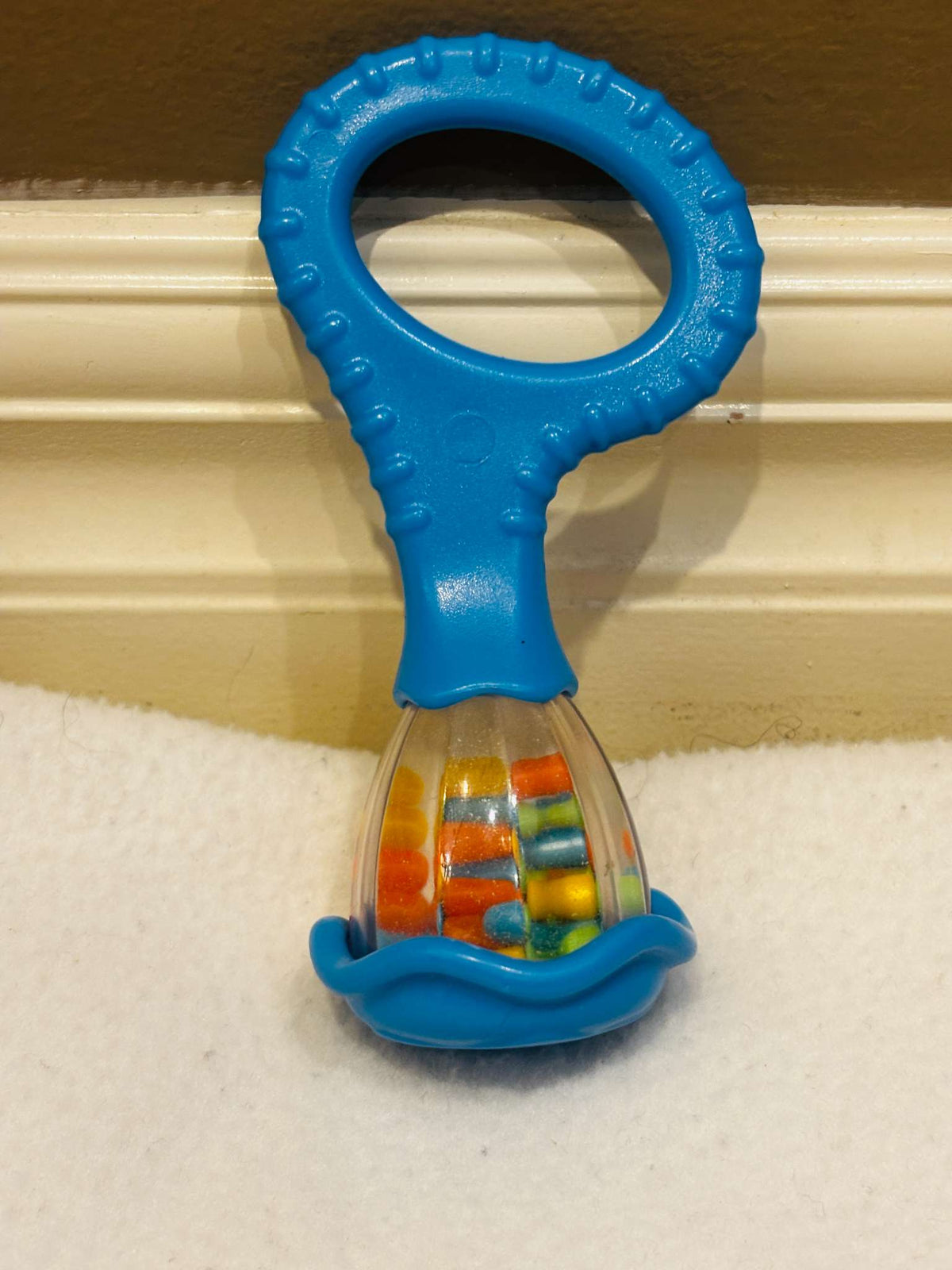 Fat Brain Toys MiniSpinny, Oball & Halilit Baby Toy Bundle – 3 Pieces