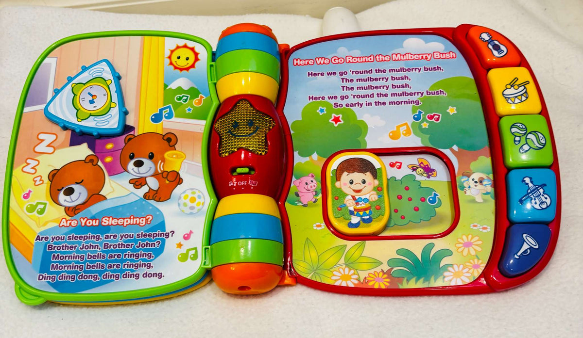 Animal Rhymes Music Book Vtech – Interactive Musical Baby Toy