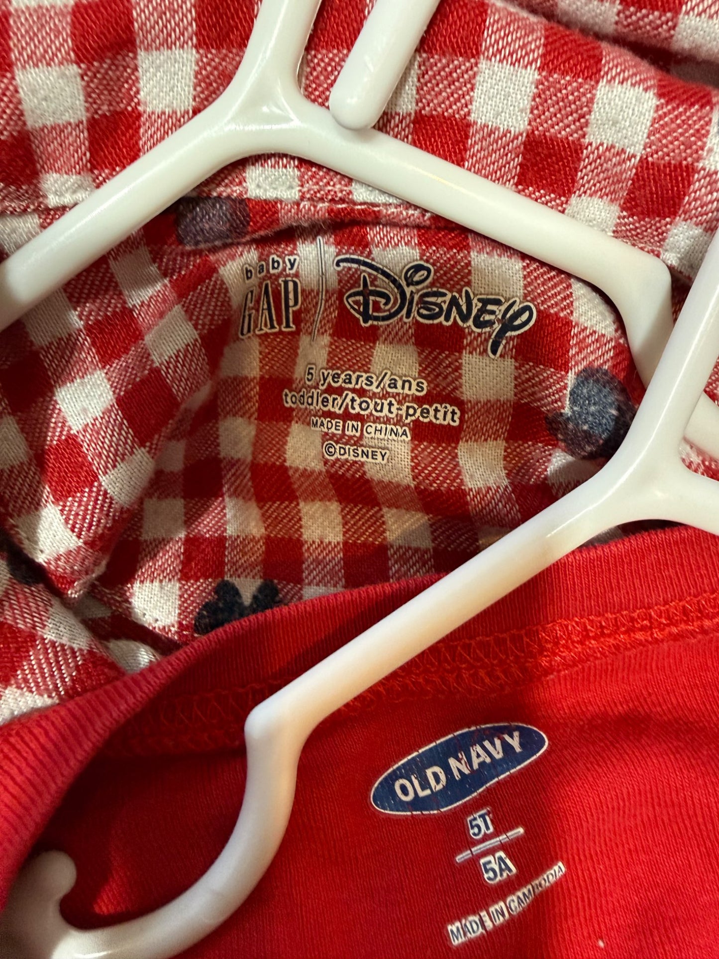 Winter Jammies (Red) x 2, Kids 5/5T