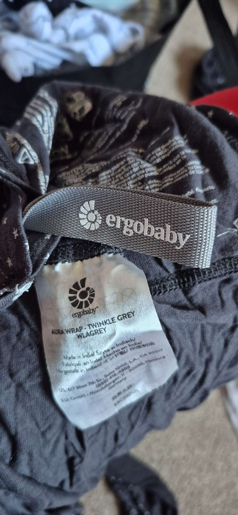 Car seat cover and baby wrap