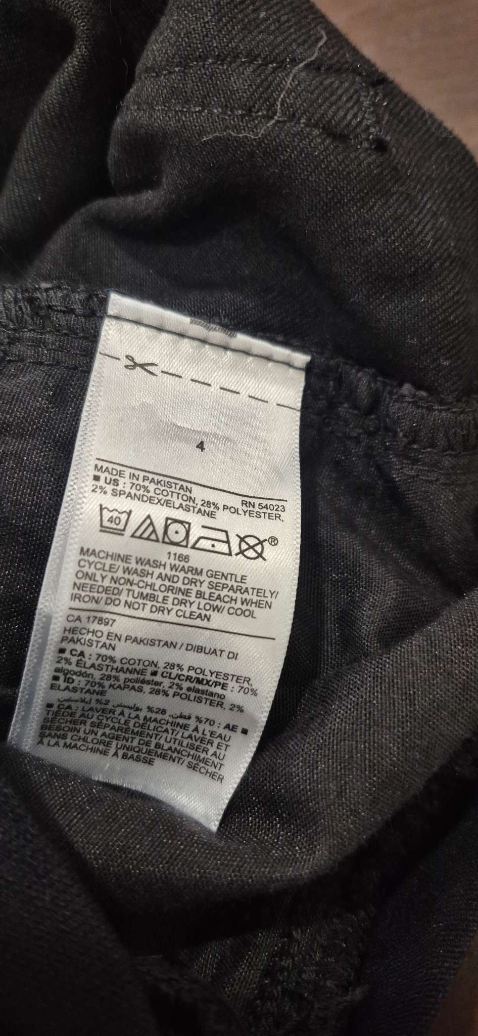 Red and Black Denim Maternity Jeans, Size Small, EUC, Maternity S (4-6)