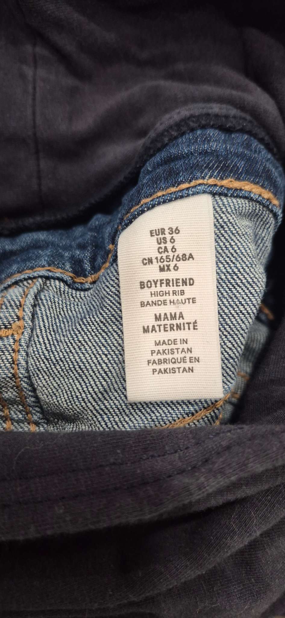 H&M Mama Maternity Jeans, size 6/8, EUC, Maternity S (4-6)