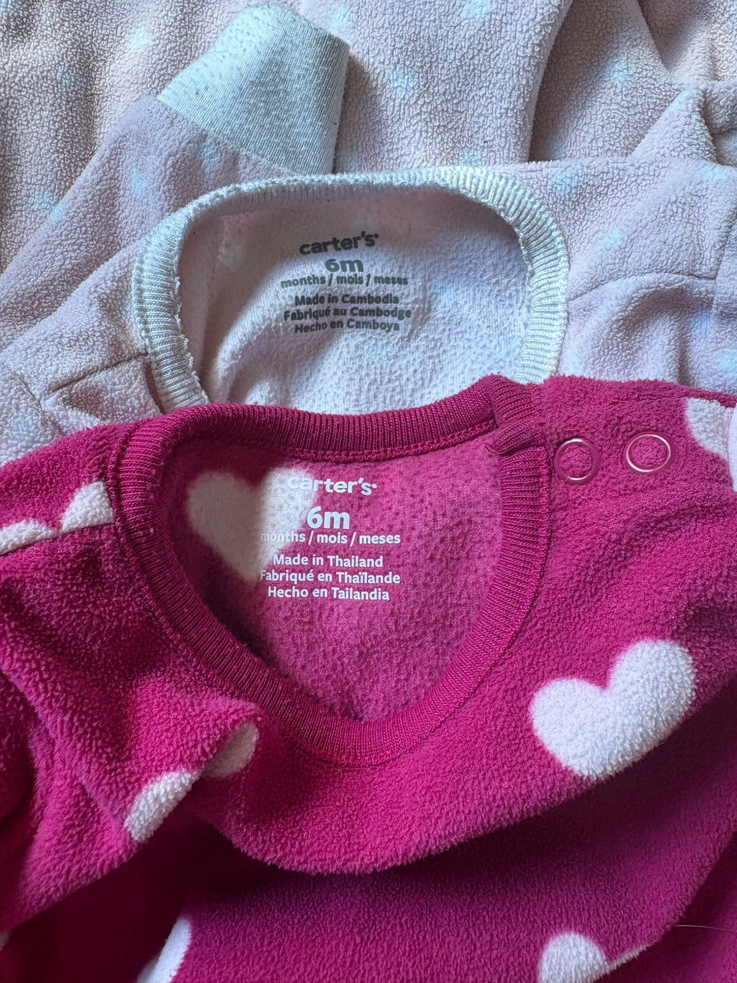 Fleece Pjs 6 months