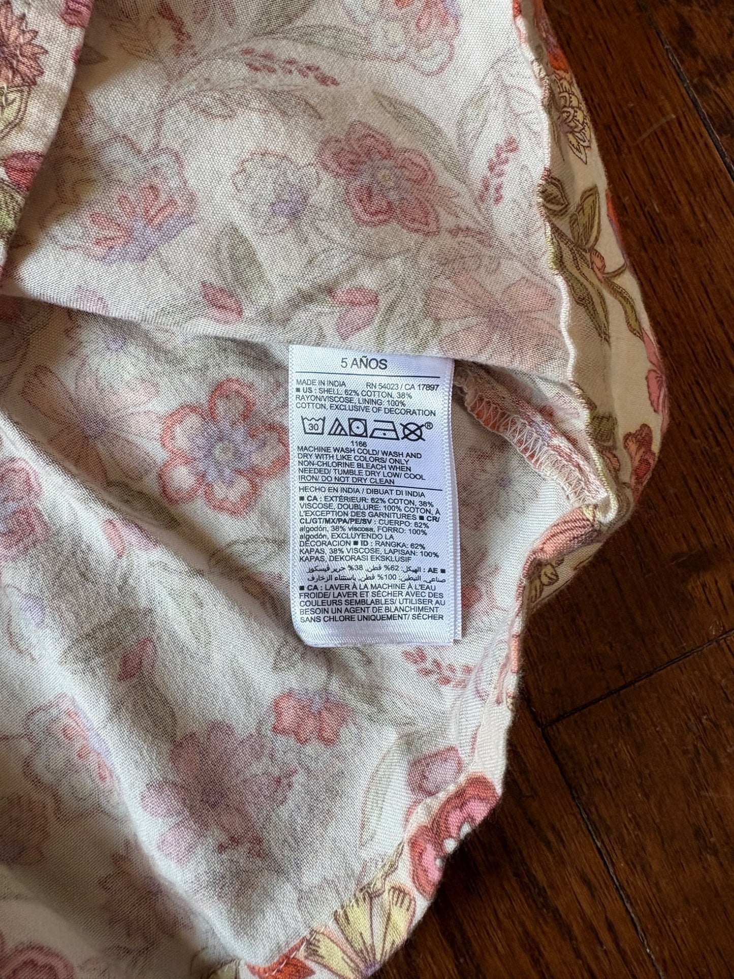 Old Navy Floral Shirt 5T, Kids 5/5T