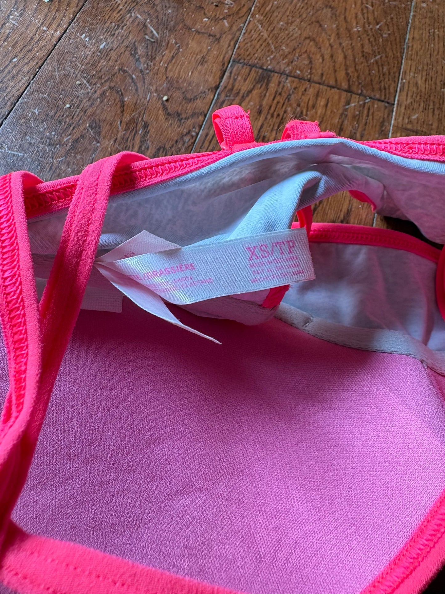 Pink sports bra XS , Kids 14