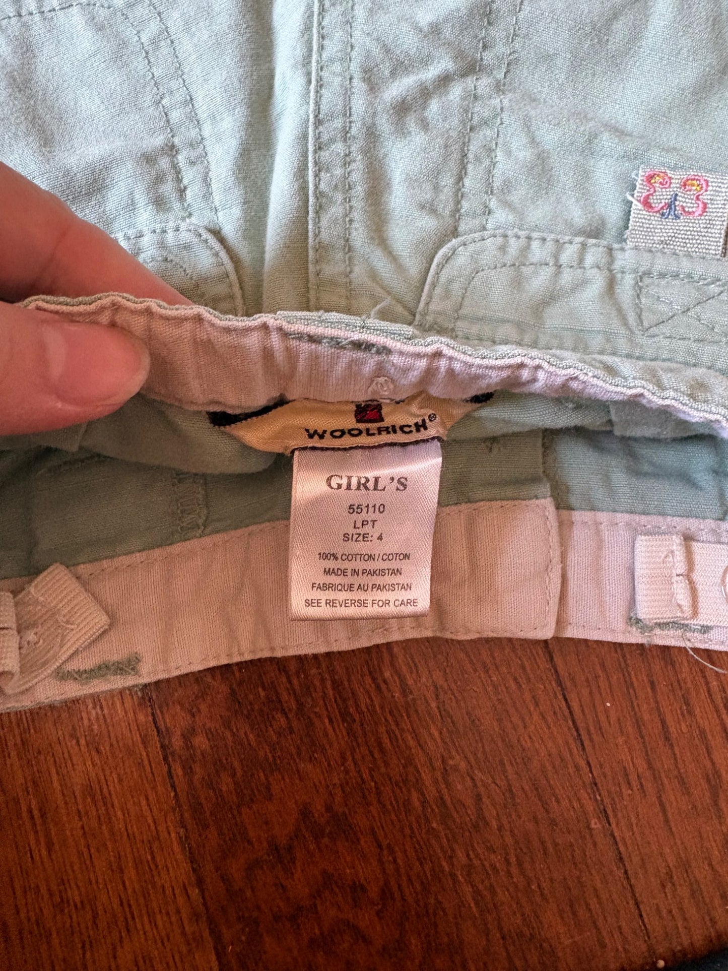 Woolrich Cargo Capri size 4 , Kids 4/4T