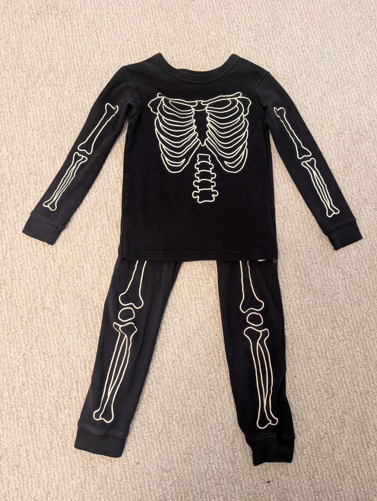 Skeleton PJ's , Kids 4/4T