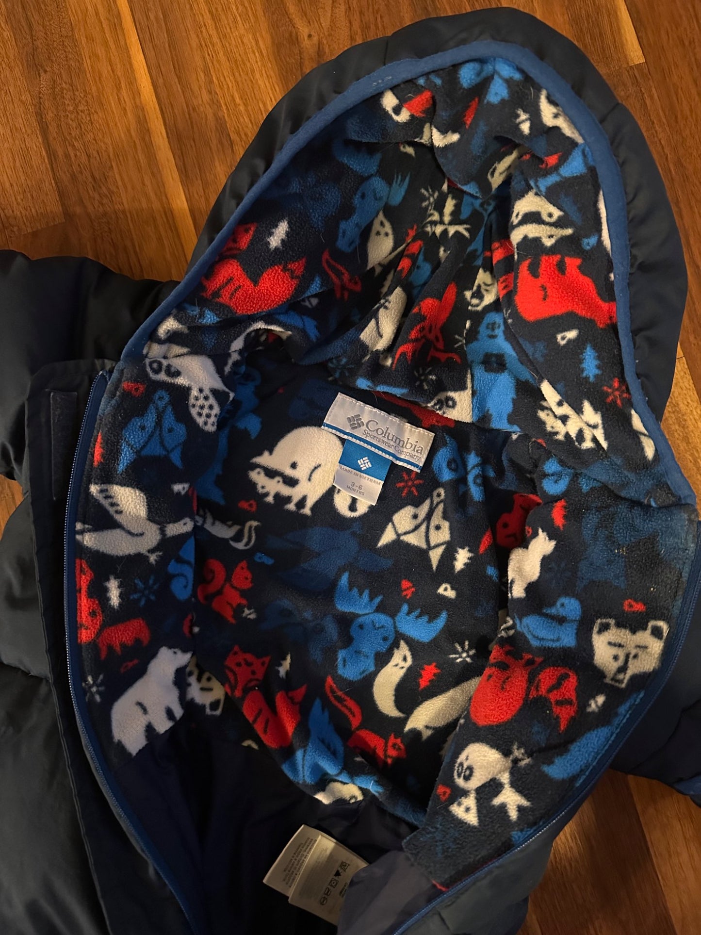 Columbia Down-Filled Winter Snowsuit – 3–6 Months, Kids 6 Month (3-6M)