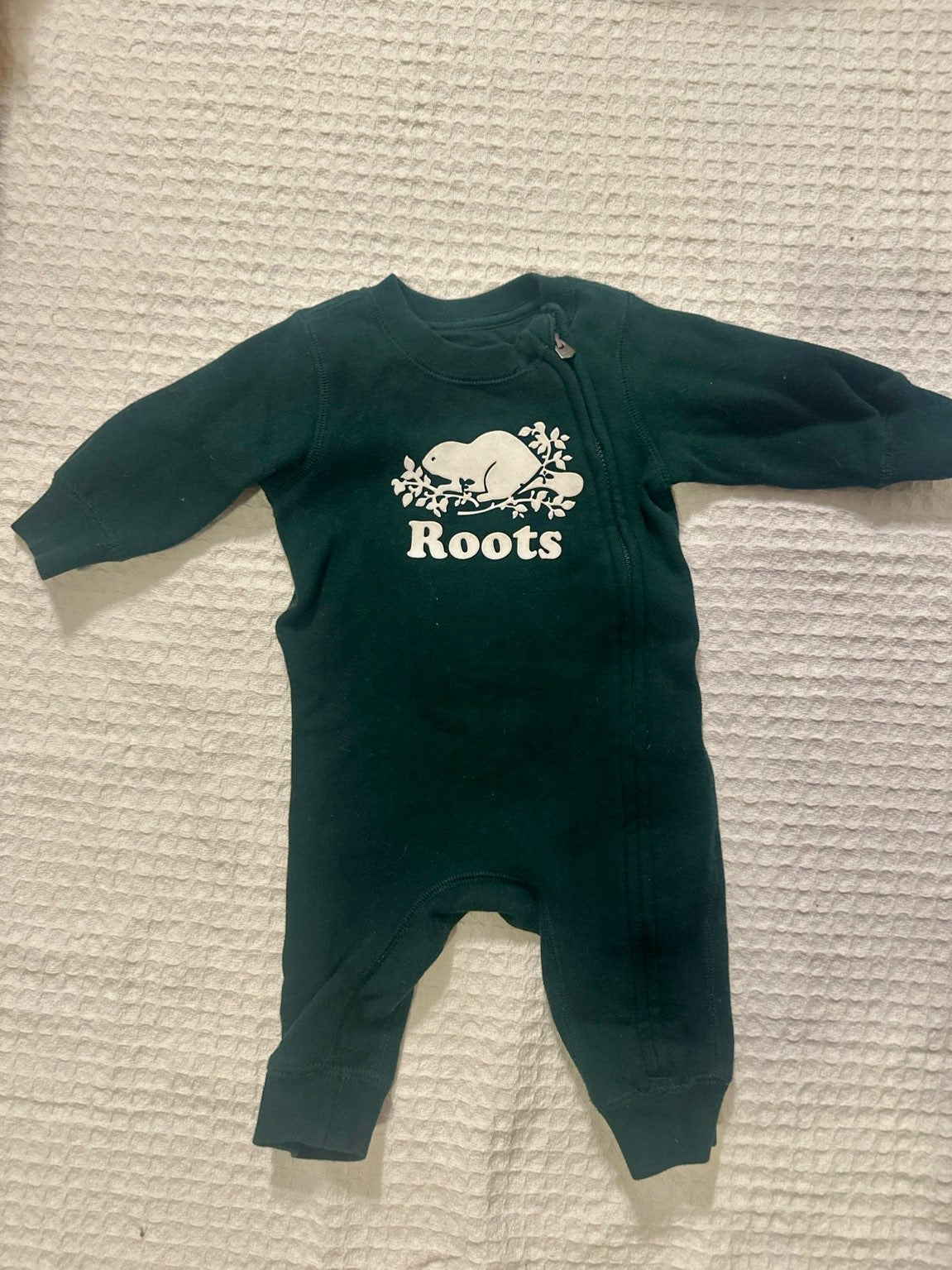 Roots Baby Zip Romper – 3–6M, Kids 6 Month (3-6M)