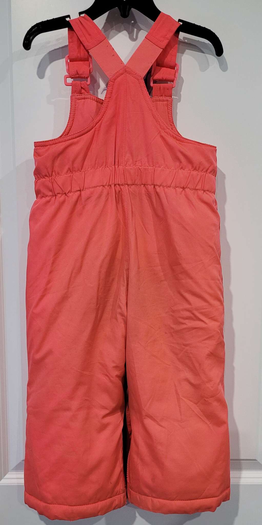 Hot Pink Bib Snow Pants, Kids 2T