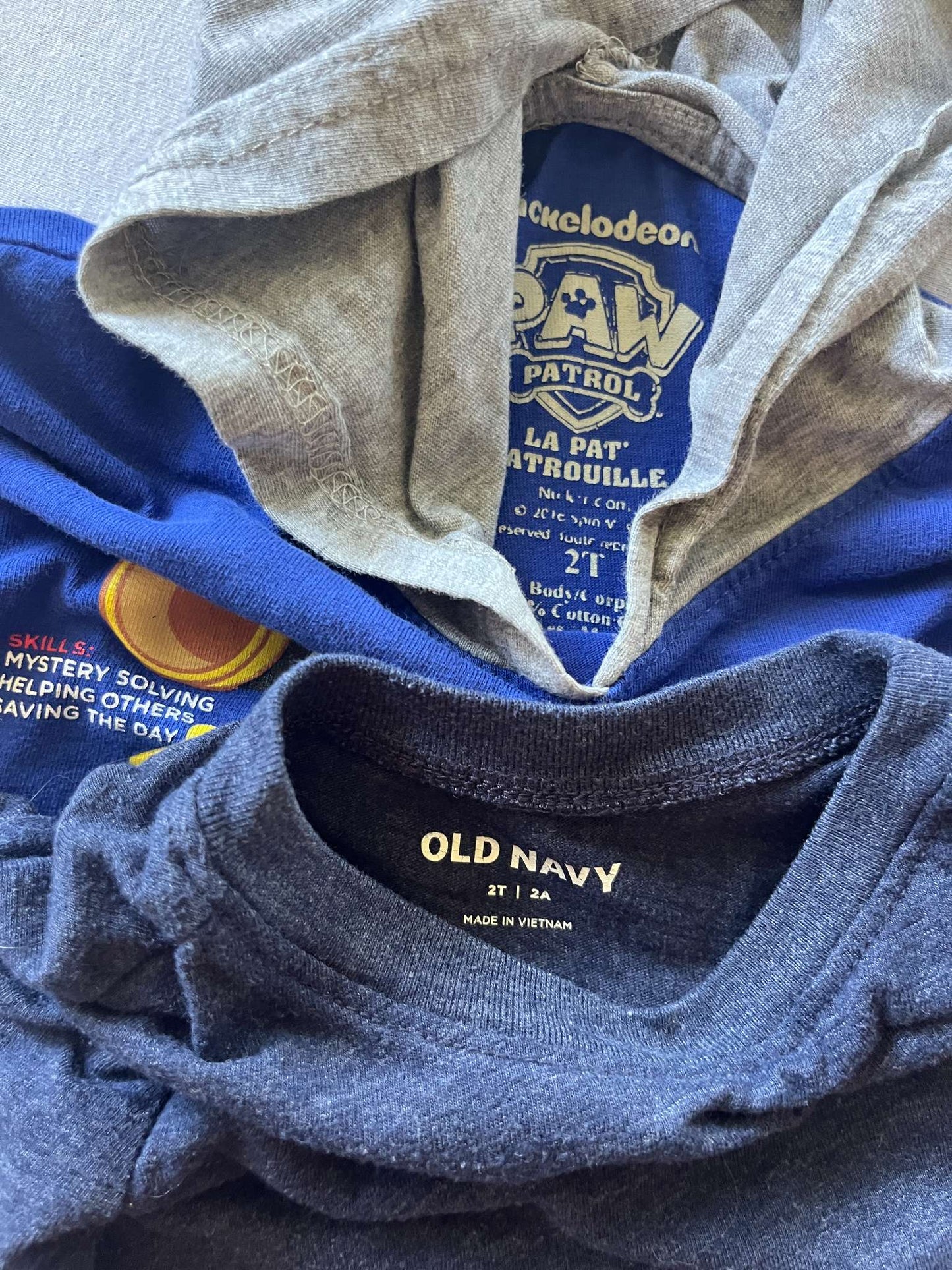 Boys 2T Shirt Bundle, Paw Patrol & Old Navy, Kids 2T