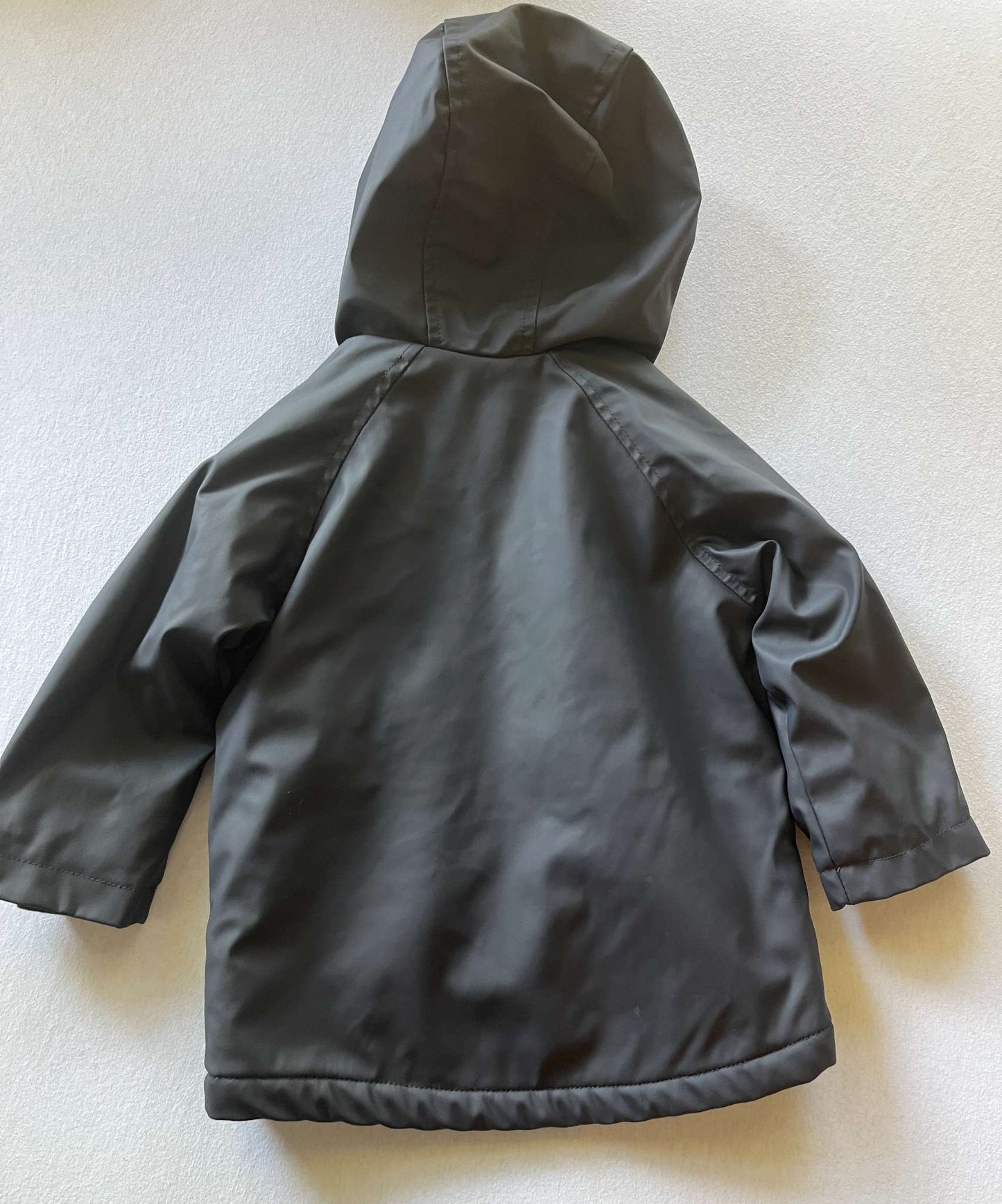 Zara Fleece Lined Rain Coat, Size 18-24 months, blue, Kids 24 Month (18-24M)