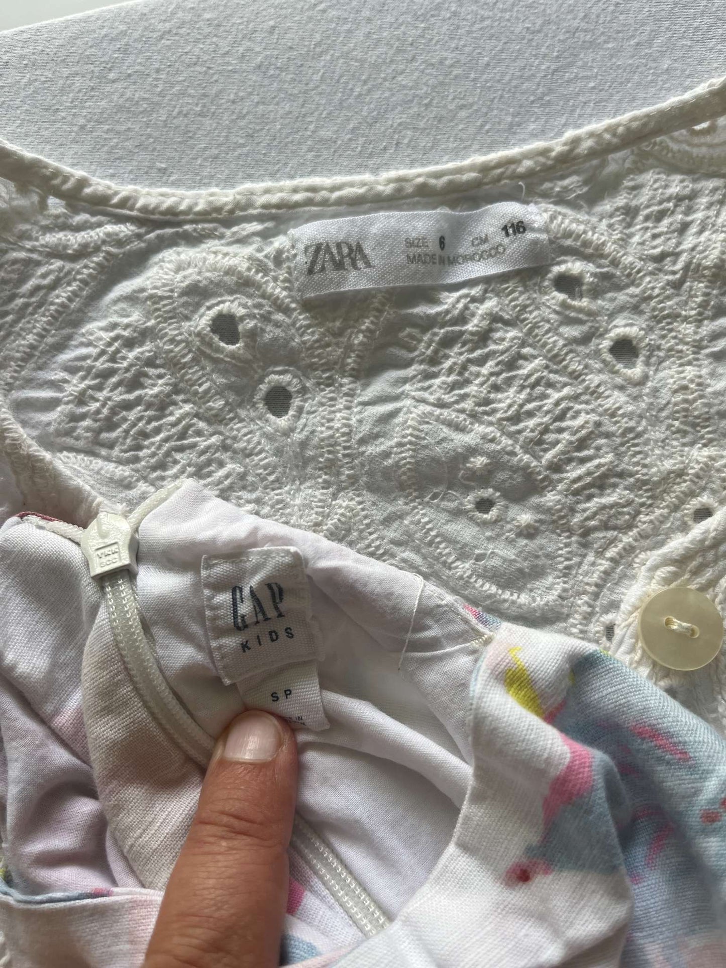 Gap Dress and Zara Top, Size S (6), Kids 6/6X (extra small)