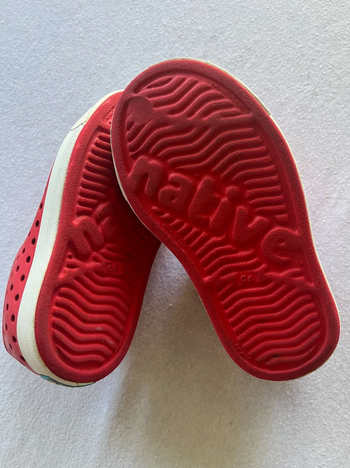 Red Native Jefferson Shoes, size C6, Shoes 6 (Walkers:12-24 mth)