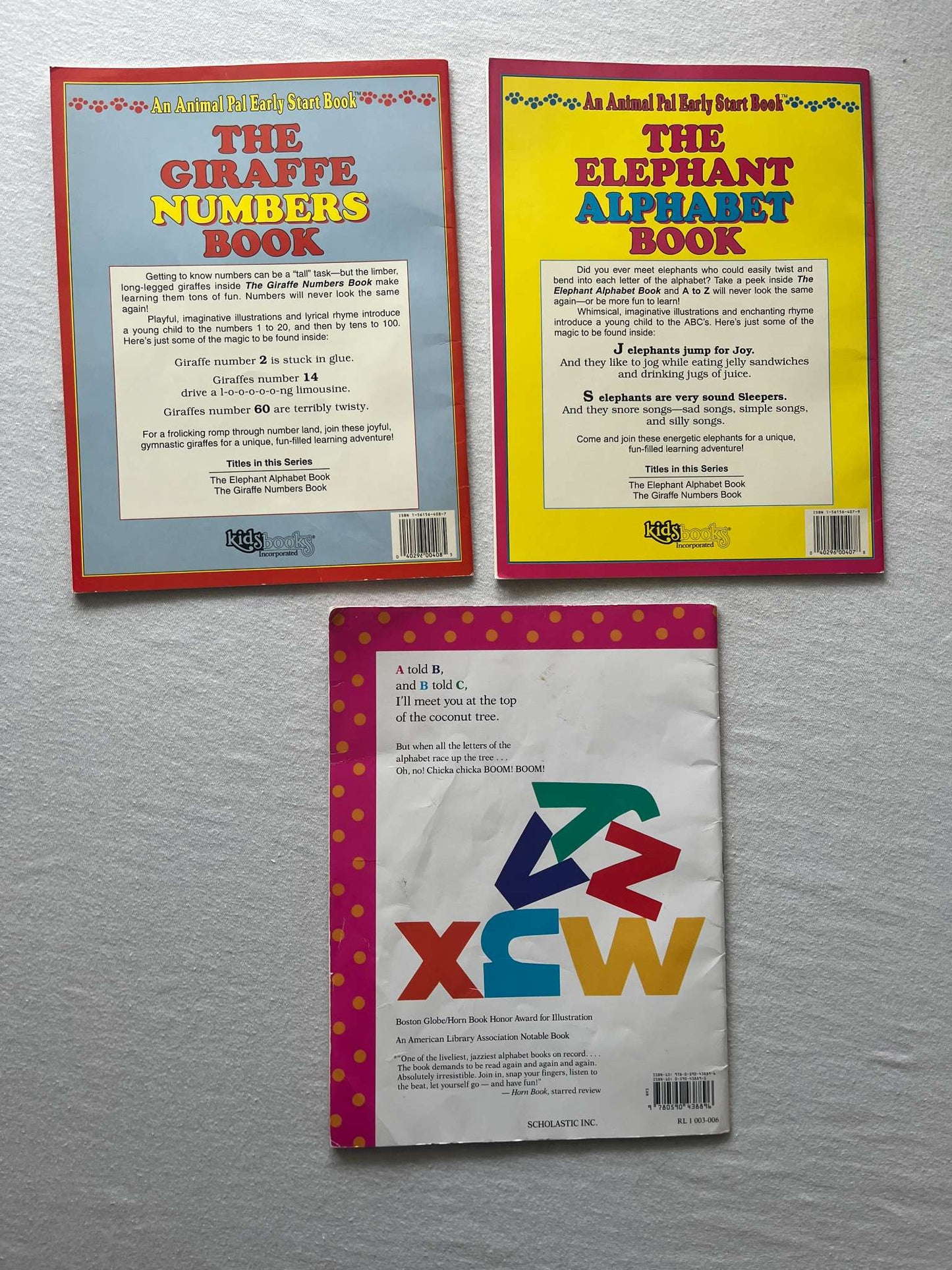 Alphabet and Number Learning Books (3)