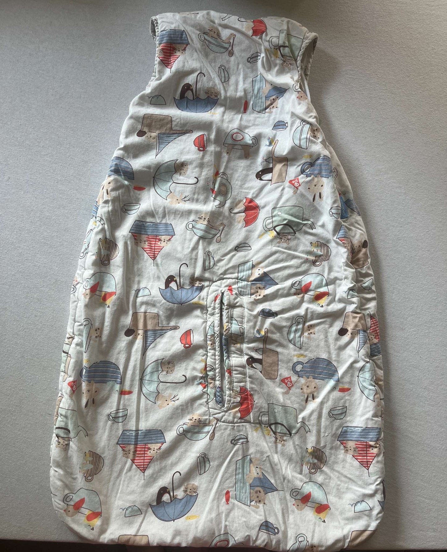 GroBag Sleep Sack, 6-18 month. 2.5TOG, Animal Fun Print, 6-12 Months (Medium)