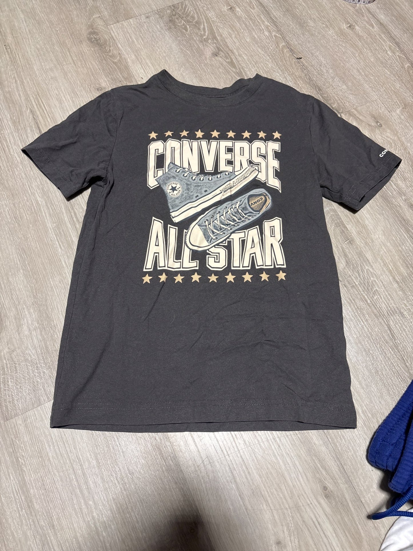 Converse Boys Grey Graphic Shirt 10-12, Kids 10