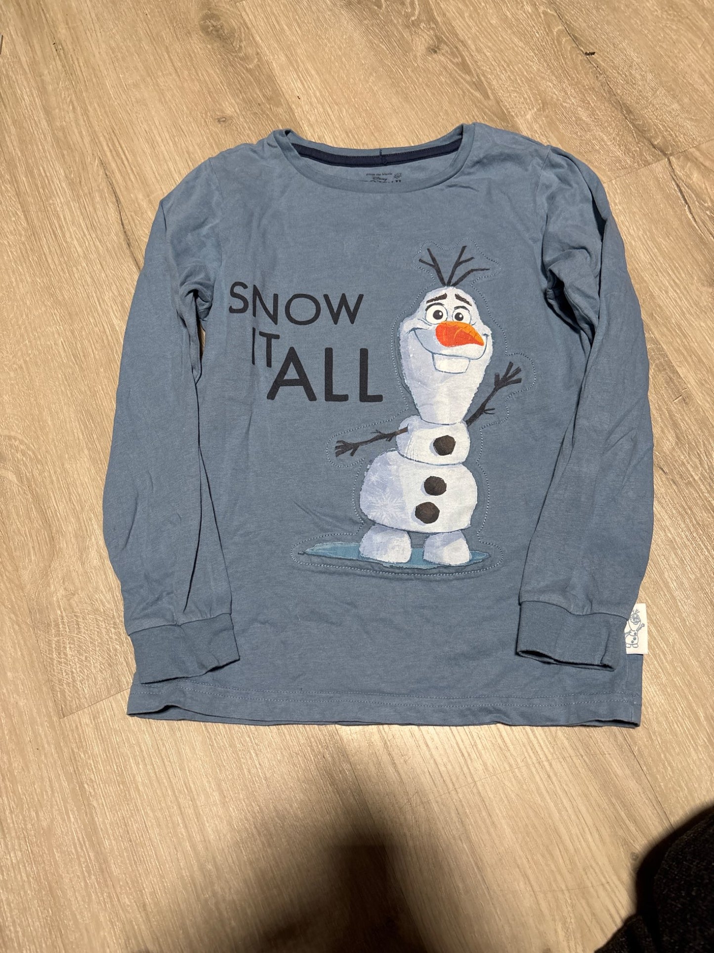 M&S Disney Frozen Long Sleeve Shirt 8-9, Kids 8