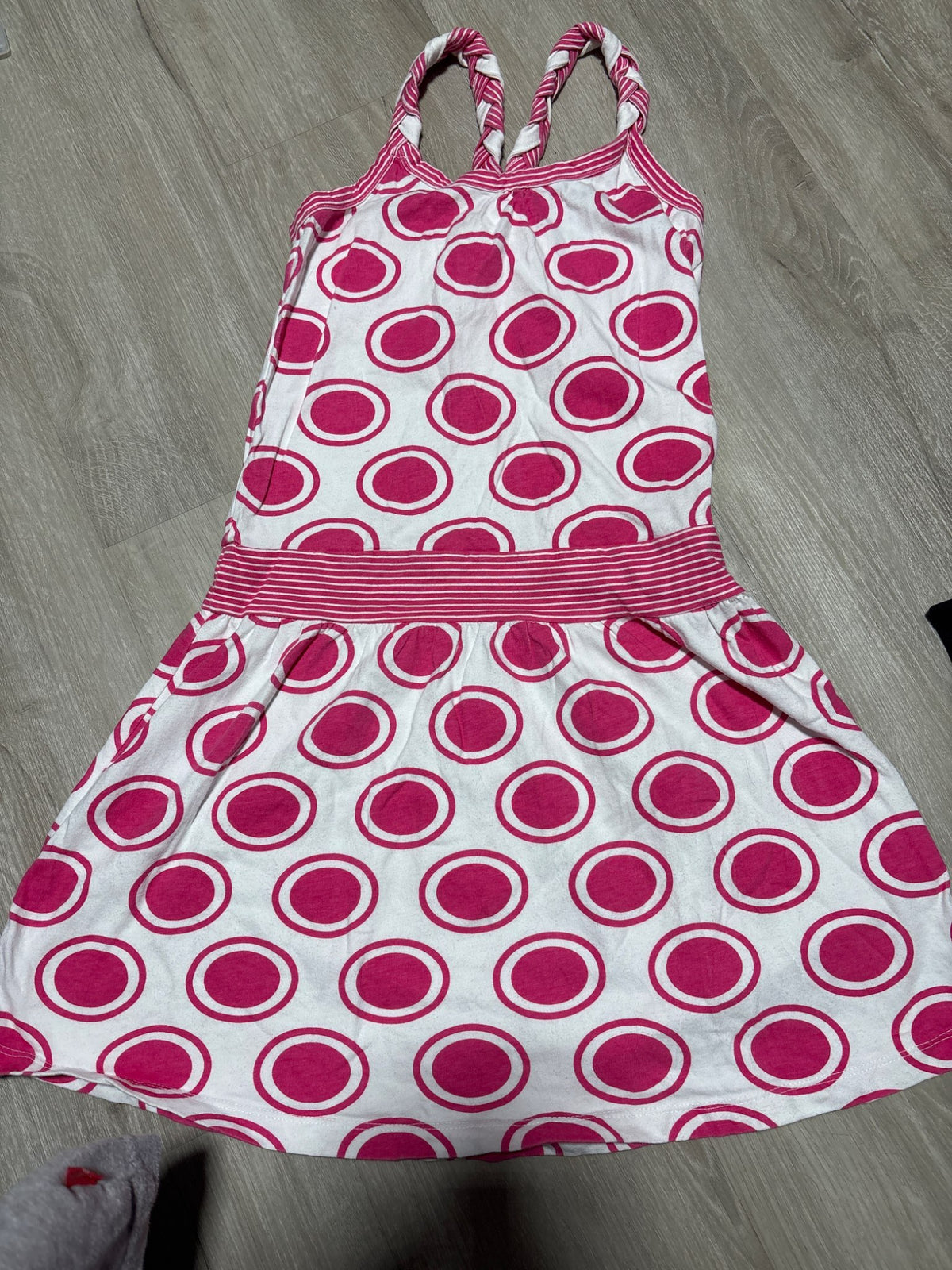 Roots 9-10 Pink Polkadot Dress , Kids 10