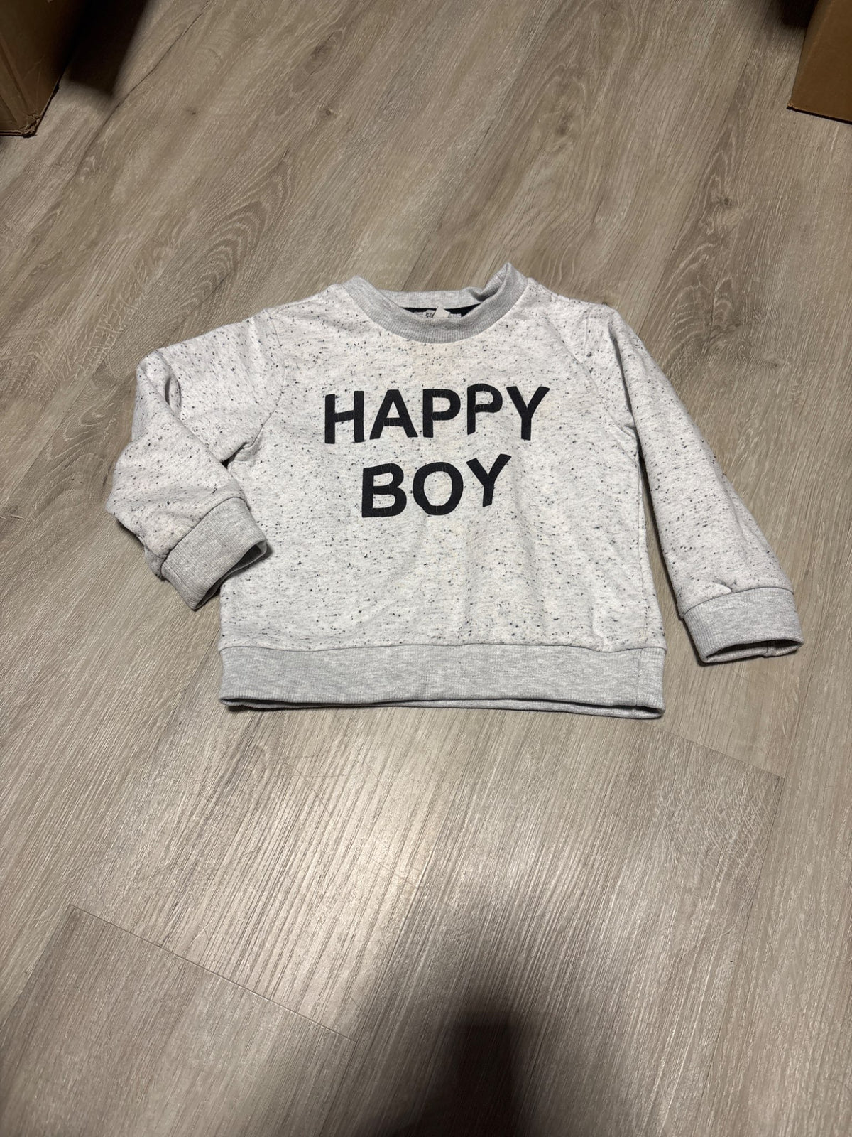 Trois Moutons “Happy Boy” 18M Crewneck , Kids 18 Month (12-18M)