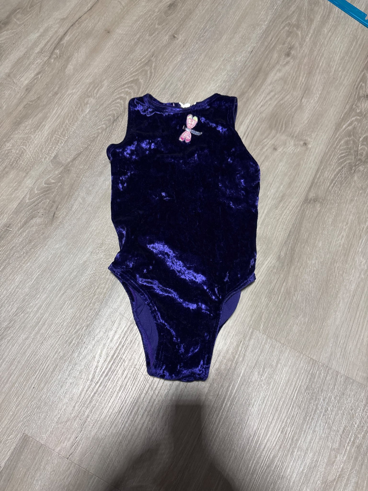 Purple Body Suit for Dance Size 4, Kids 4/4T