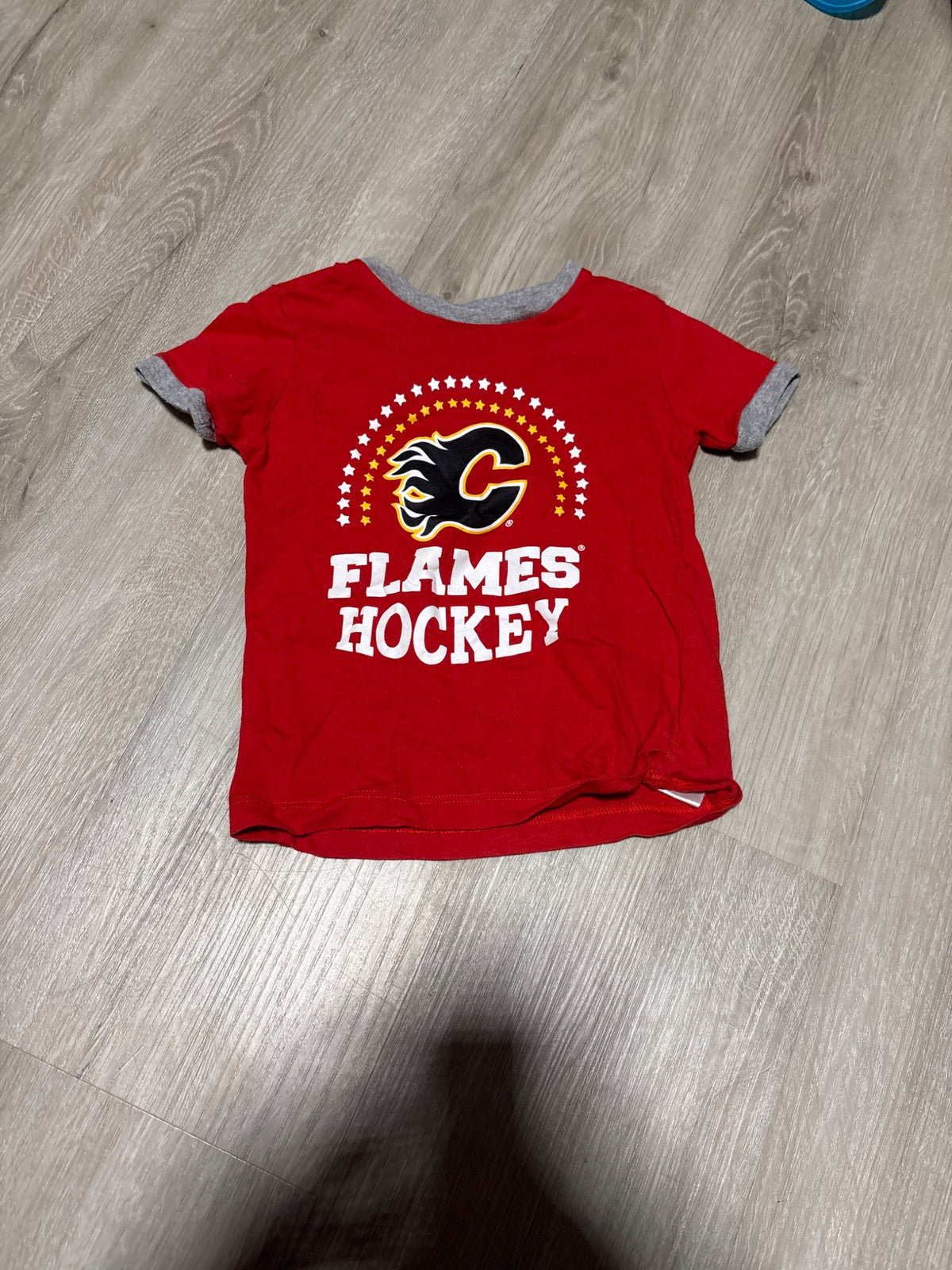 NHL Calgary Flames 2T Red Shirt , Kids 2T
