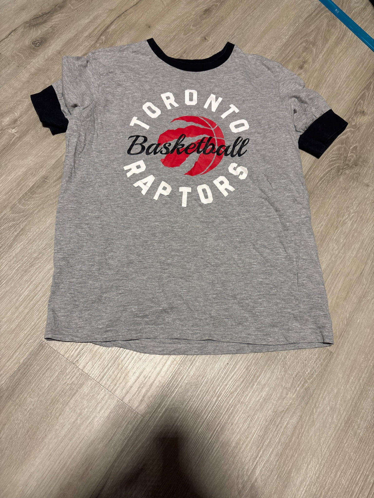 NBA Toronto Raptors Grey Short Sleeve Shirt 14, Kids 14