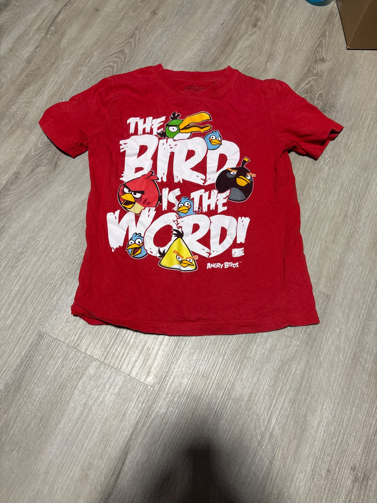 Angry Birds Red Shirt Size 6, Kids 6/6X