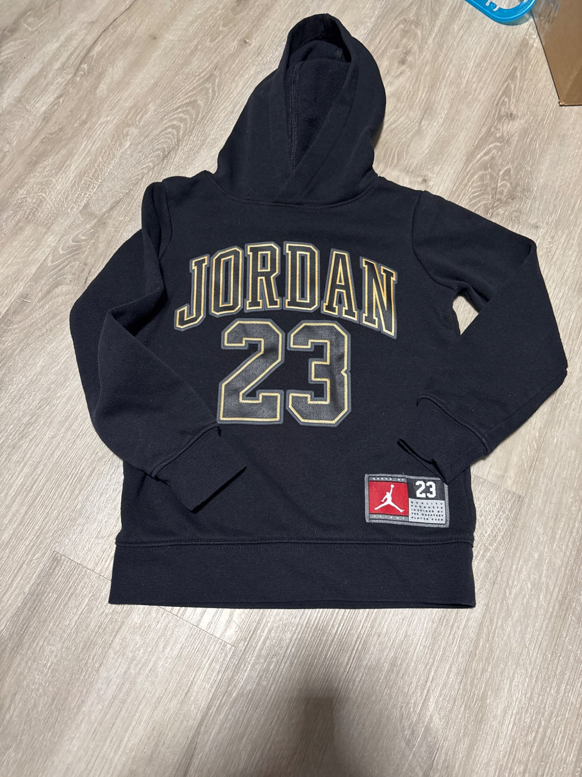 Jordan Black Pull Over Sweater size 4-5, Kids 4/4T