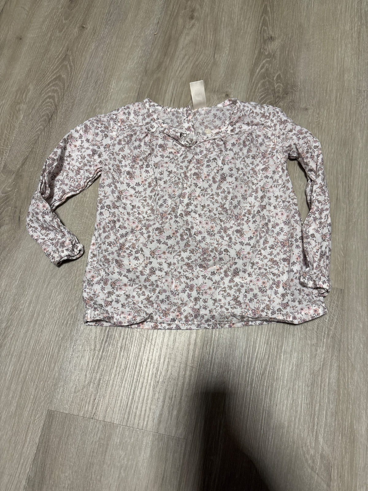 Oshkosh Floral long Sleeve Shirt 3T, Kids 3T