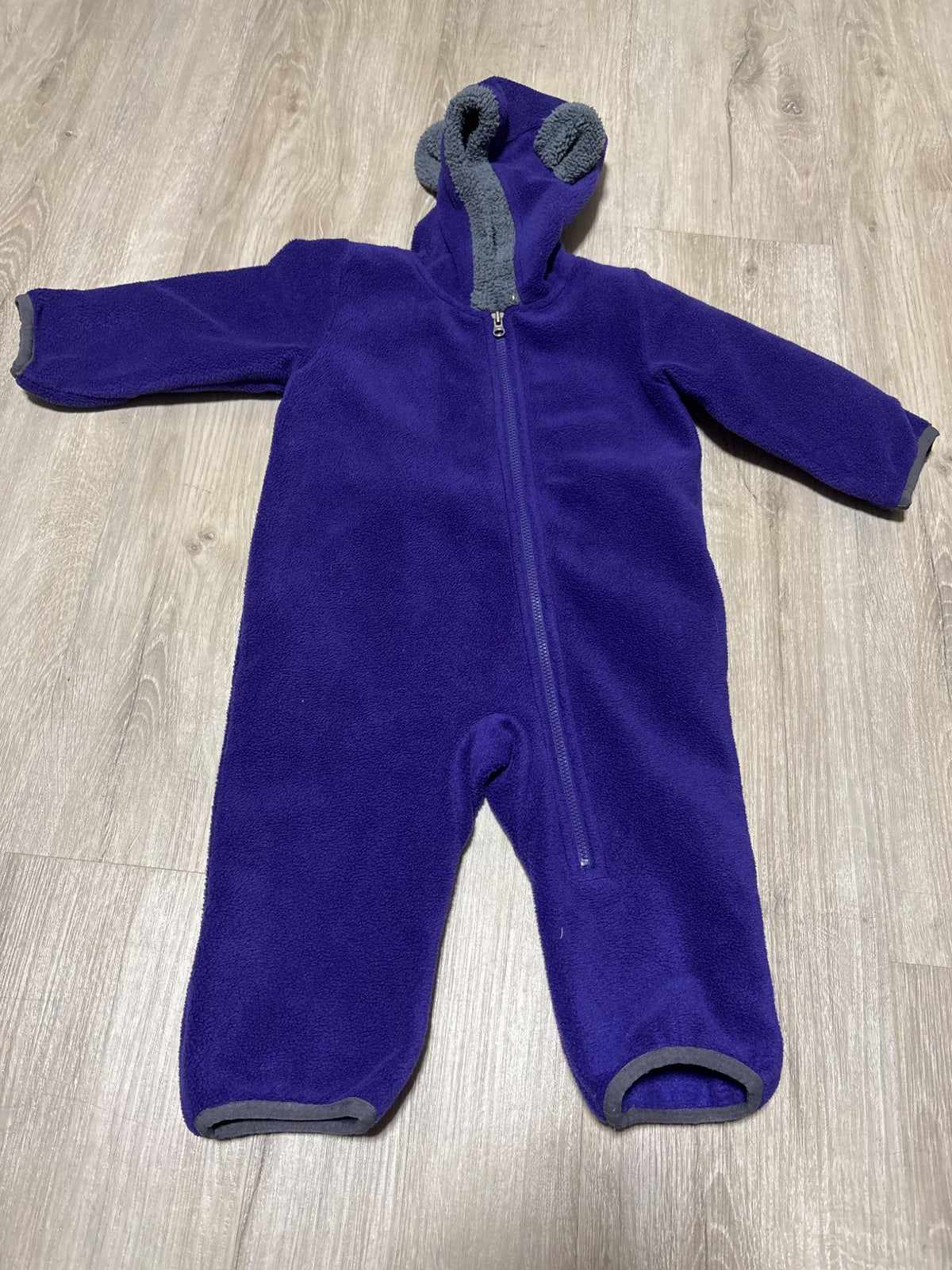 Columbia Purple Ear Hood Bunting Suit 6-12M, Kids 12 Month (9-12M)