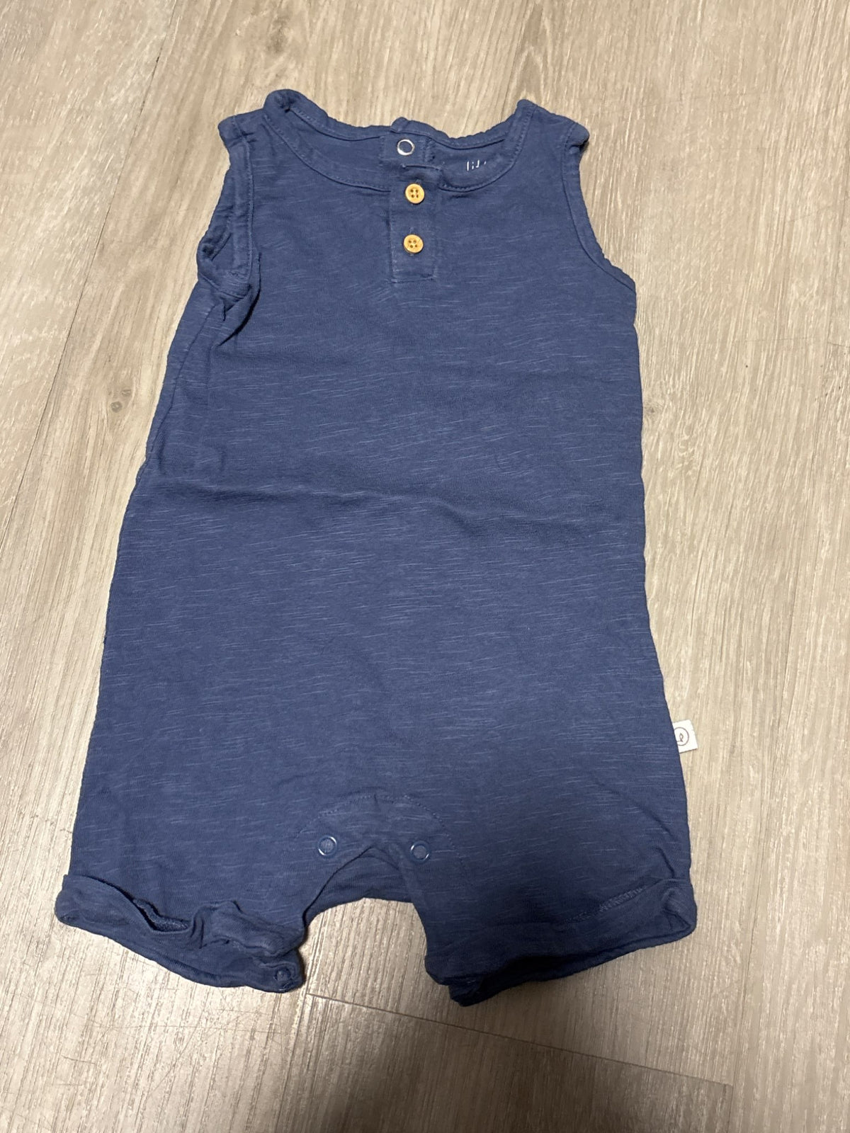 Little Planet Blue Romper 9M, Kids 9 Month (6-9M)