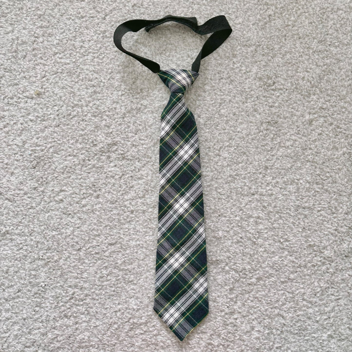 TLC school uniform green plaid unisex tie MSRP $16.99