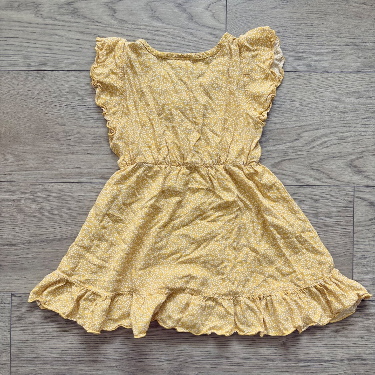 Toddler girls yellow summer dress, Kids 24 Month (18-24M)
