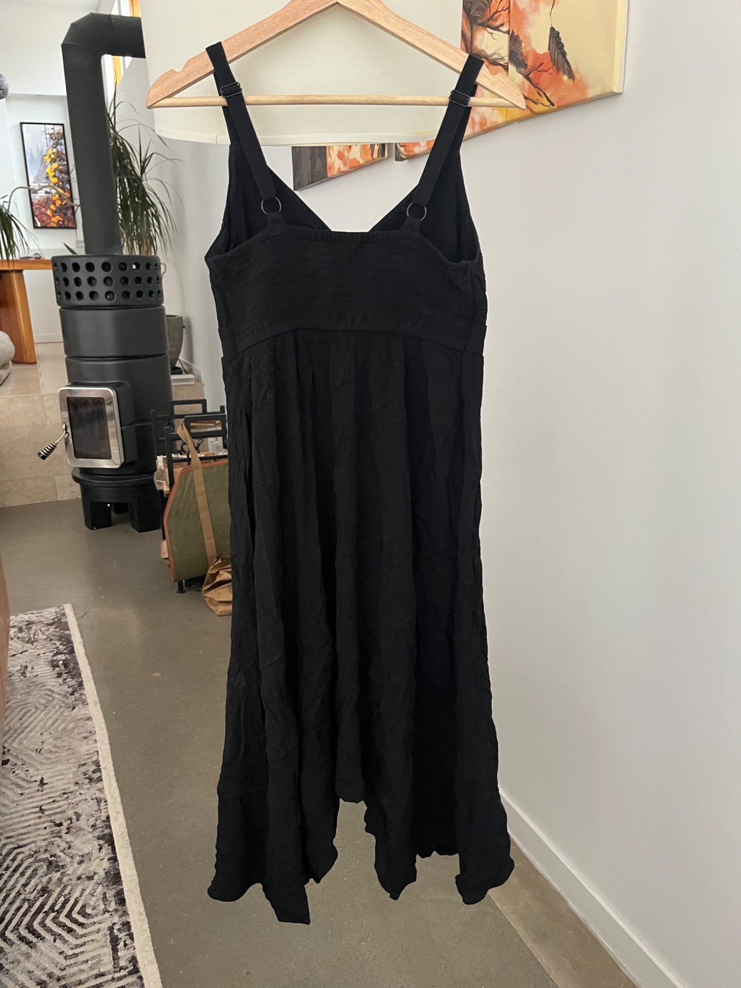 Maternity Waist-Defined Sleeveless Crepe Maxi Dress (retail $65), Maternity S (4-6)