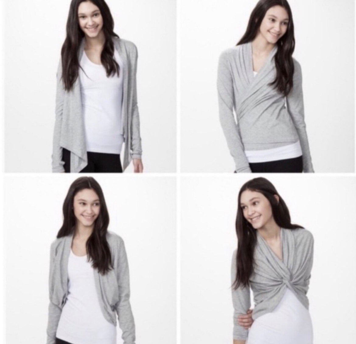 Ivivva by Lululemon Four’s A Charm Wrap Long Sleeve, Kids 14
