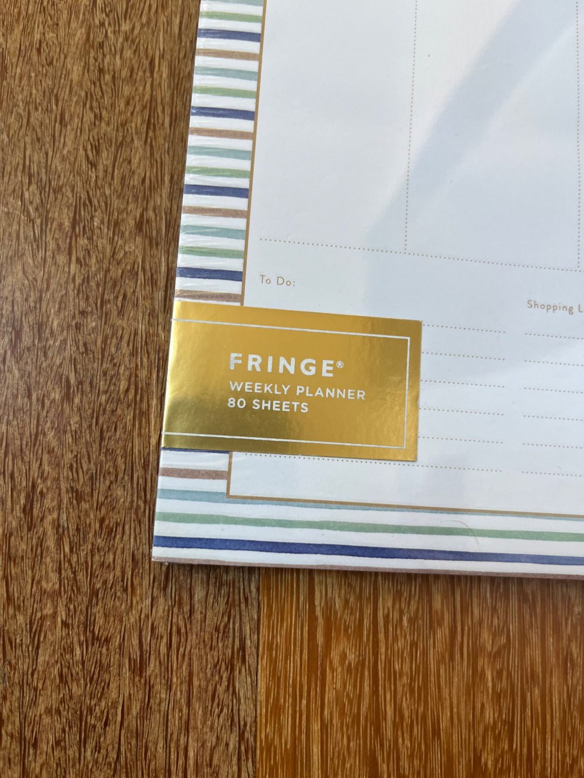 NEW Fringe Weekly Planner