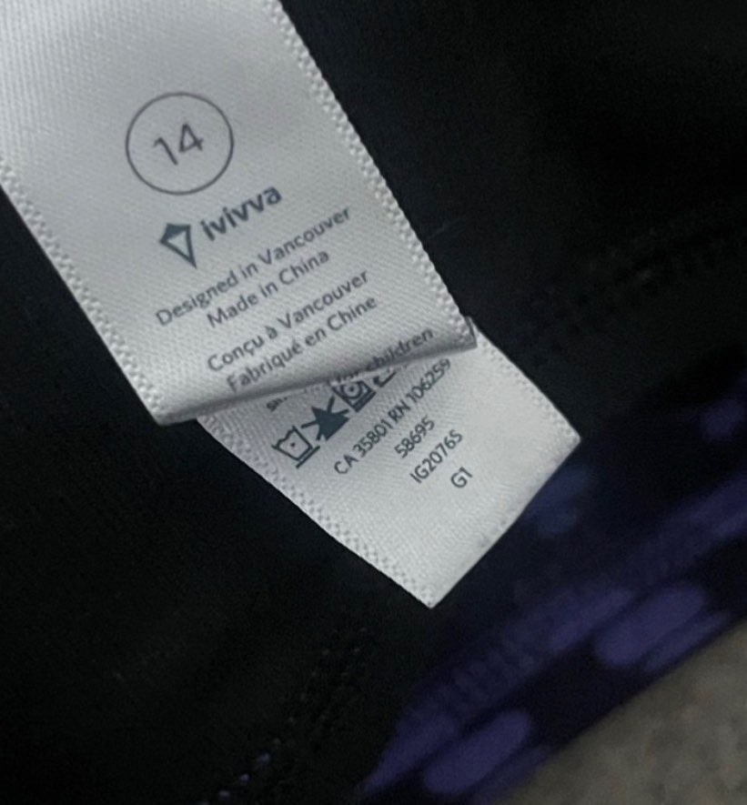 Ivivva Vitality Reversible Sports Bra, Kids 14