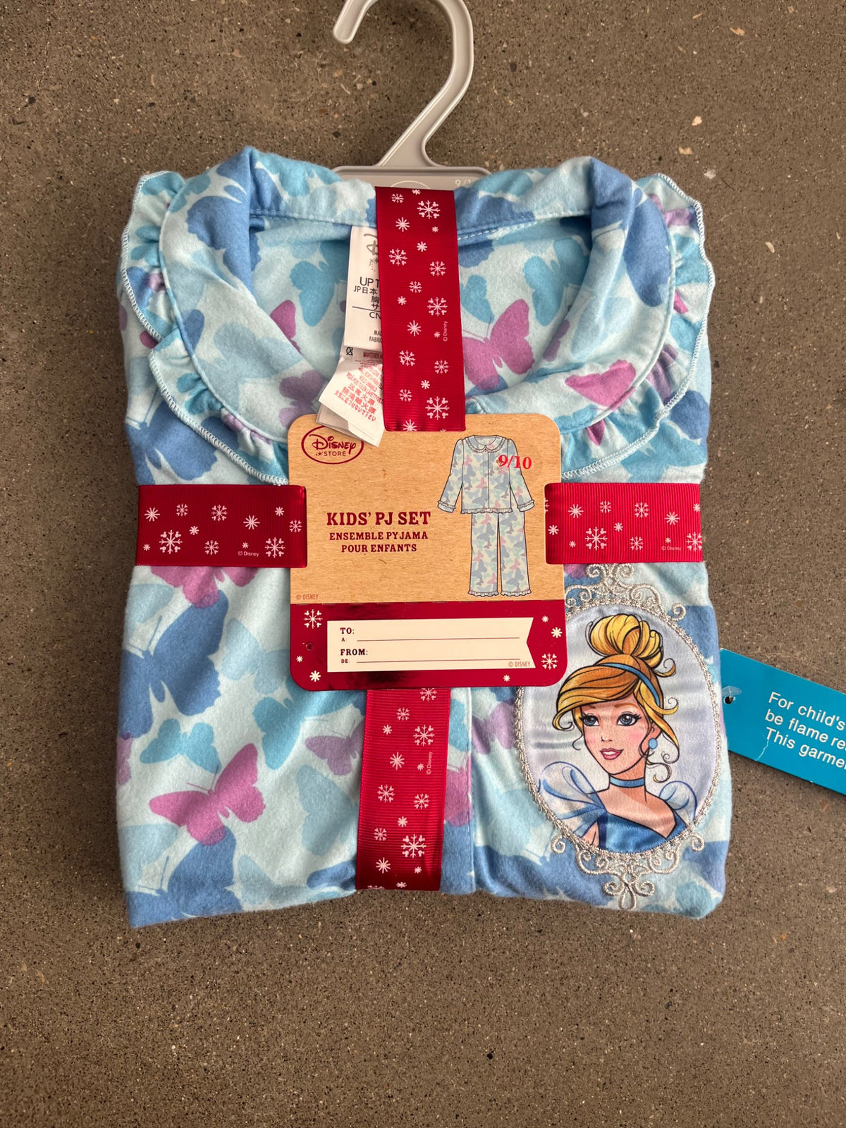 NWT Disney Store Princess Cinderella Jammies , Kids 10