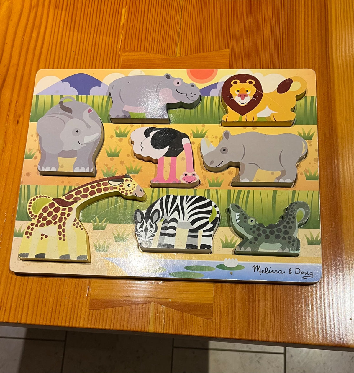 Melissa & Doug Wood Animal Puzzle
