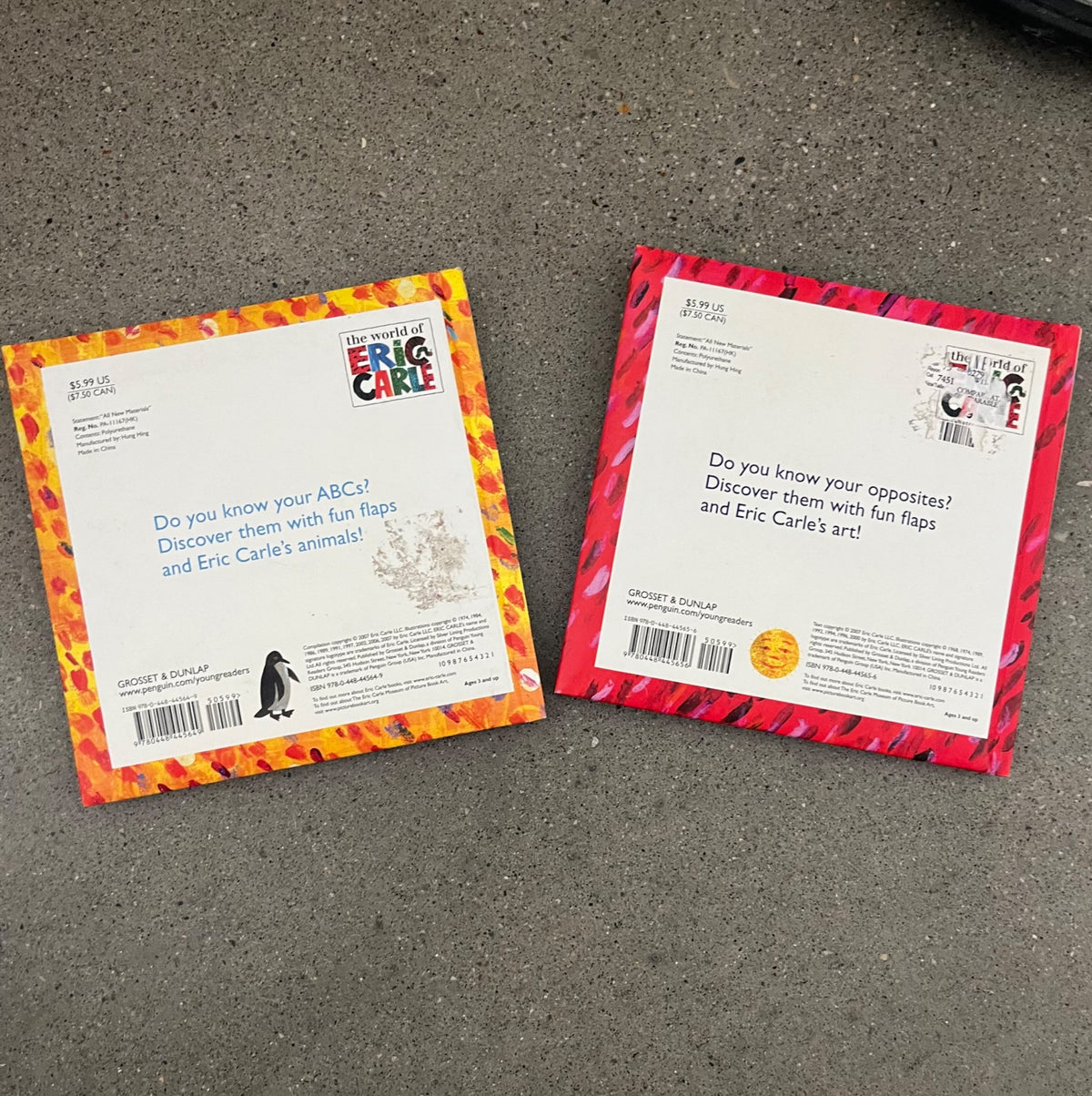 Eric Carle Early Learning Books