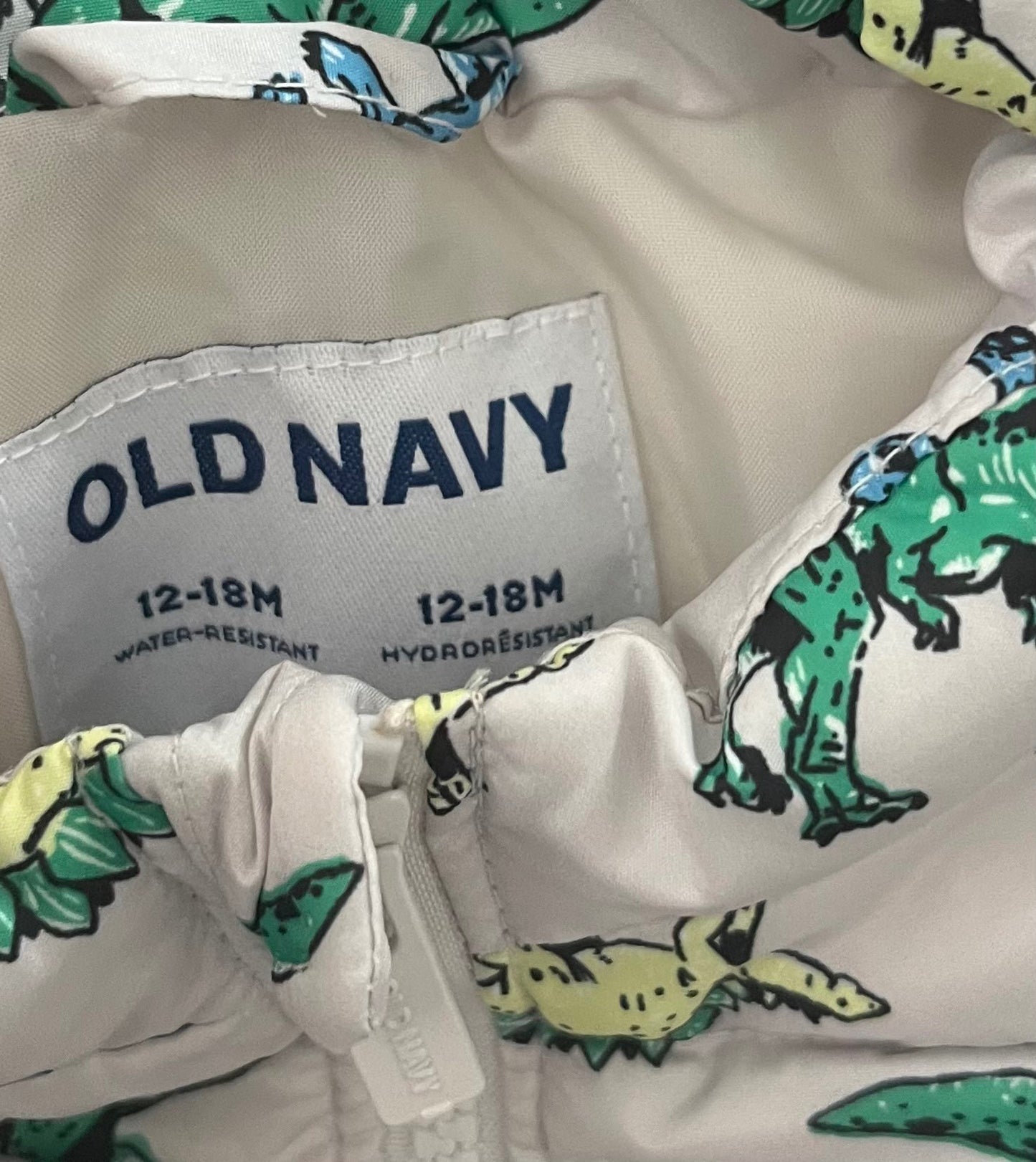 Dinosaur Puff Vest , Kids 18 Month (12-18M)