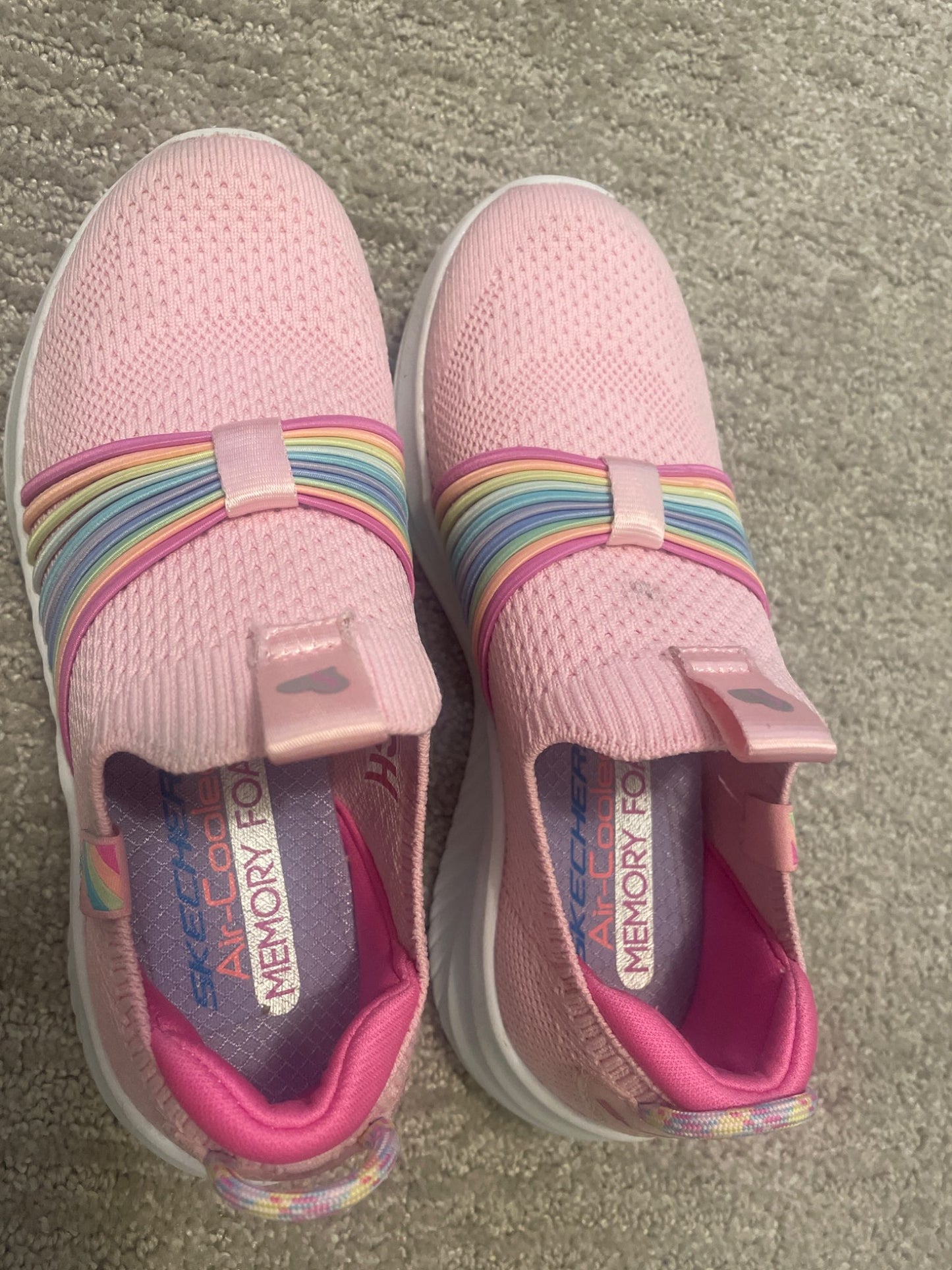 Skechers girls rainbow shoes 12.5, Shoes 12.5 (Kids:4-8yr)