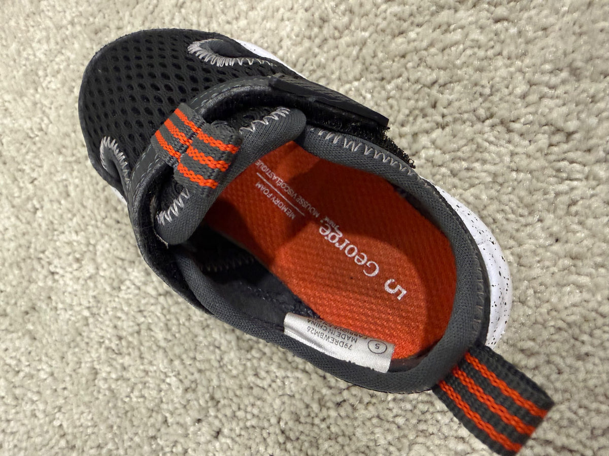 George Toddler Boys Sports Sandals, size 5, retail $15, Shoes 5 (Walkers:12-24 mth)