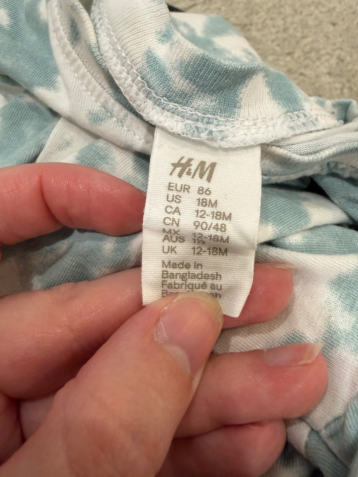 4-Pack Assorted T-shirt Brands, size 18M, Kids 18 Month (12-18M)
