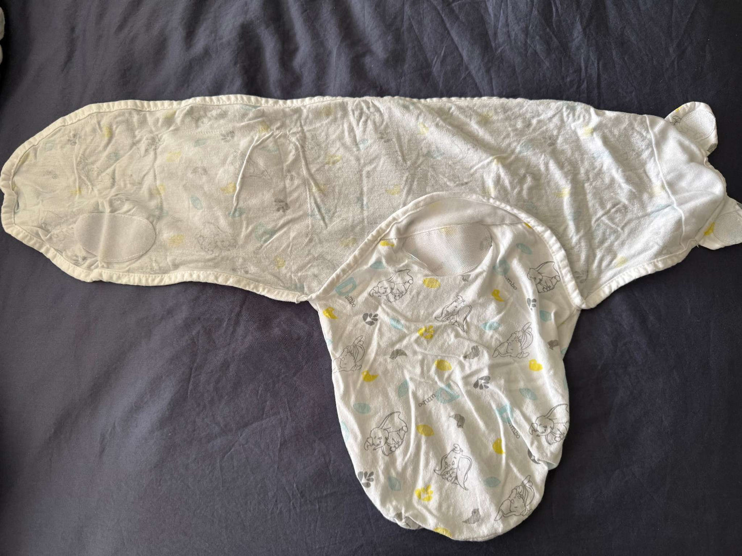 Disney Baby Dumbo adjustable swaddle wrap, 0-3M, 0-3 Months (Newborn)