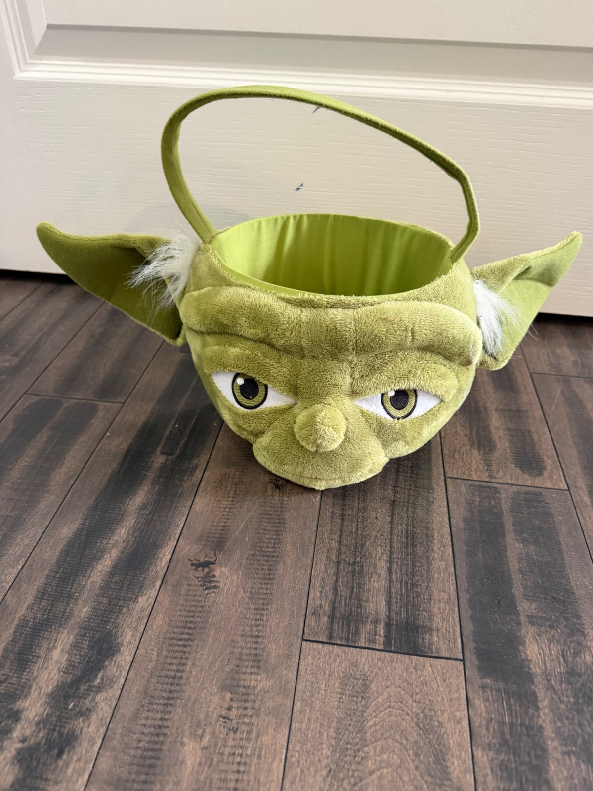 Yoda trick or treat basket