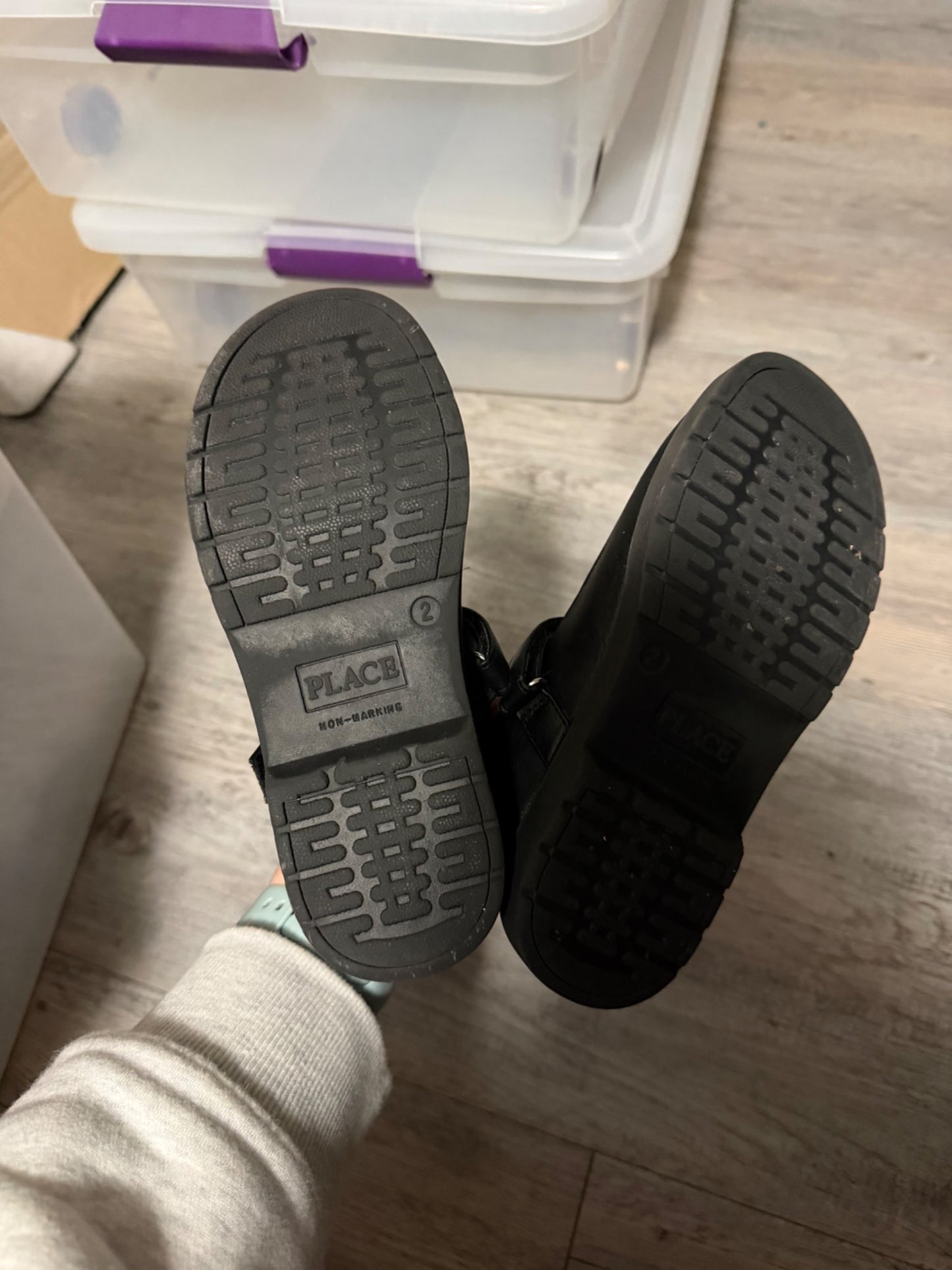 Black uniform shoes , Shoes 2 (Kids:4-8yr)