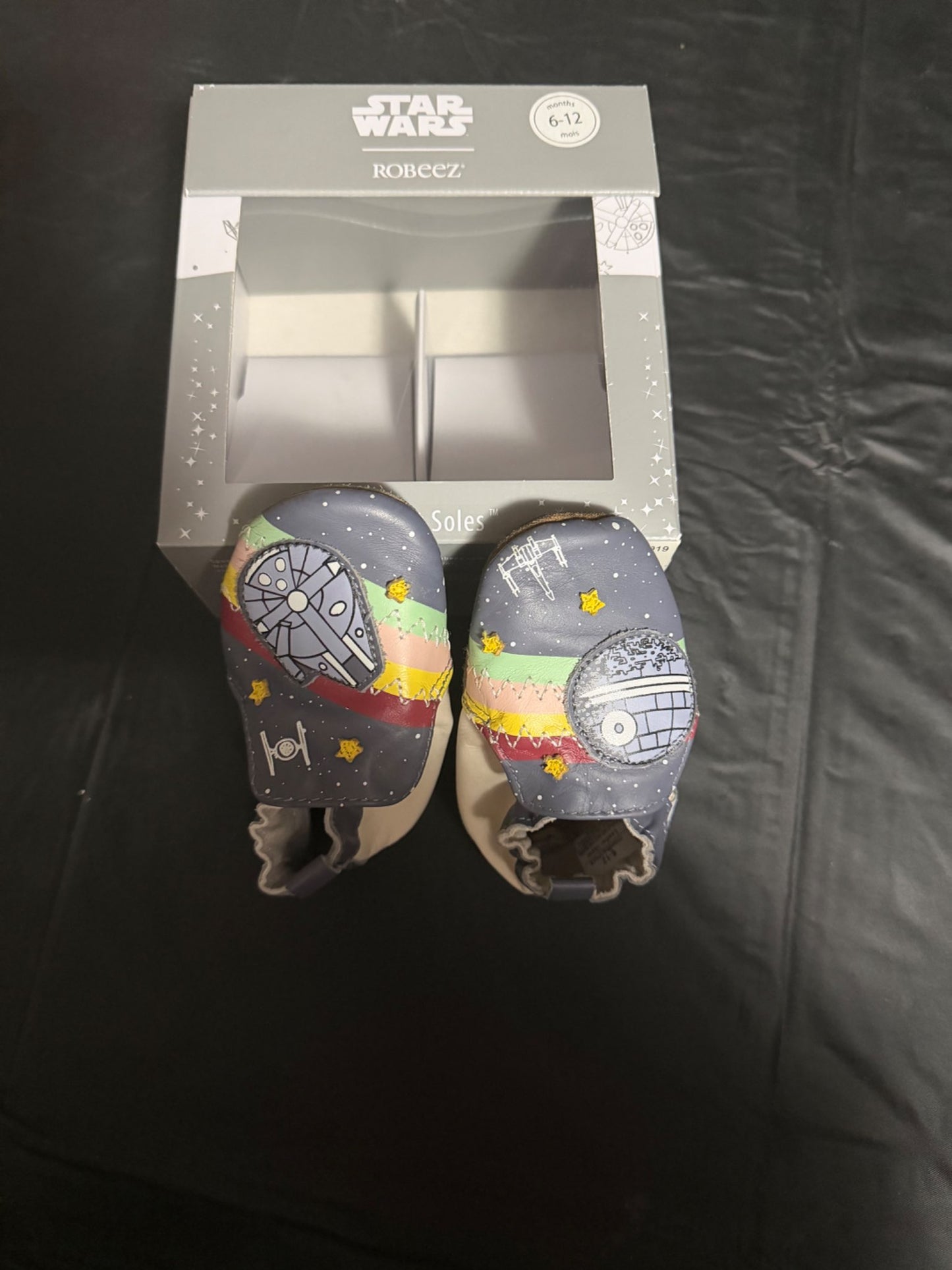 Robeez Star Wars soft sole shoes. , Shoes 2 (Baby: 0-12 mth)